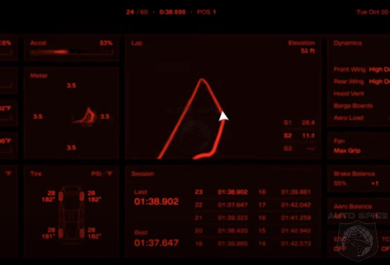 WATCH Tesla Shows Off Roaster Screen Just Before You Hit The Thrusters